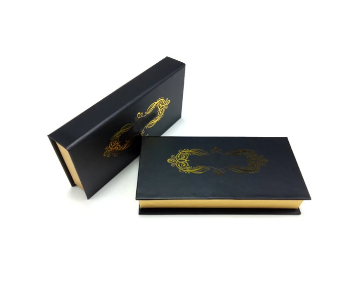Wholesale private label eyelash packaging box 3d mink lashes glitter custom lash packaging box for makeup-PX2050