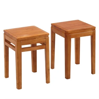 

Solid wood stool home fashion creative small bench square stool low stool square guzheng dressing stool chair modern