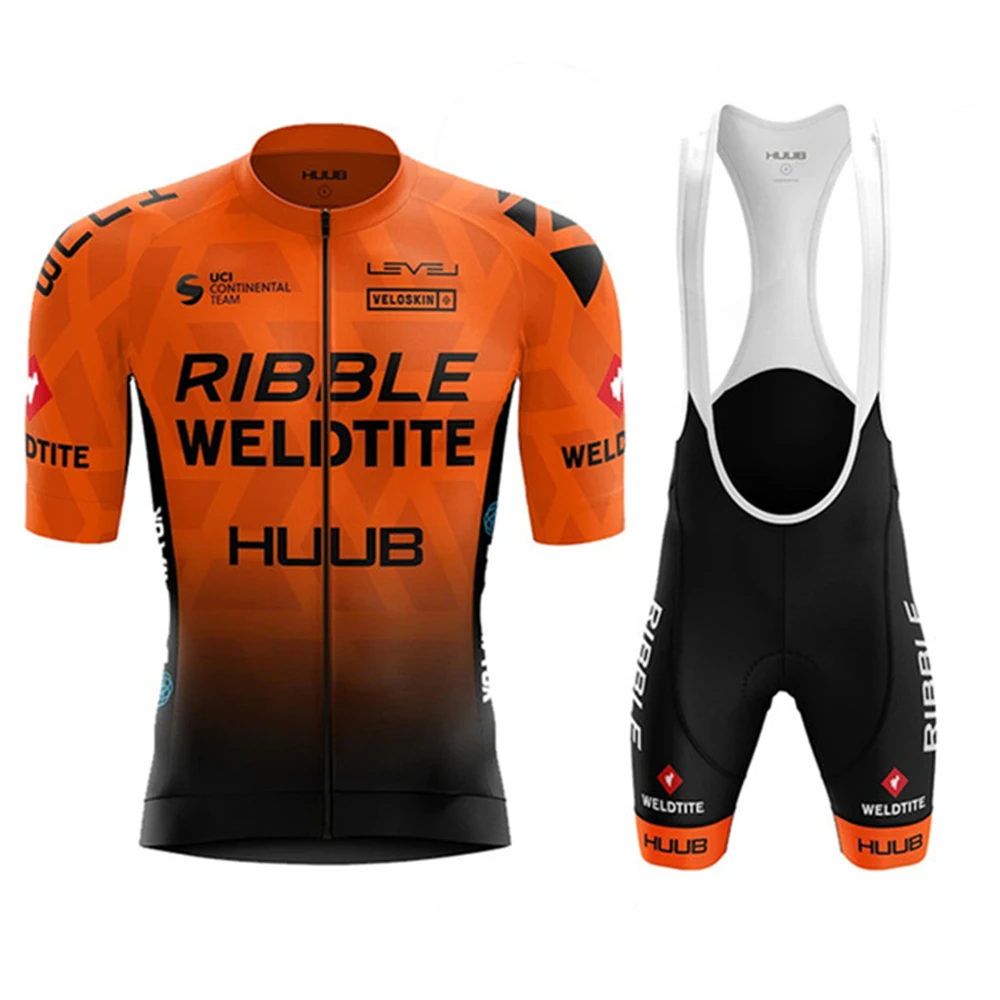 

New huub Mens pro cycling jersey sets high quailty mens short sleeve bike shirt ropa ciclismo maillot MTB clothing bike kits