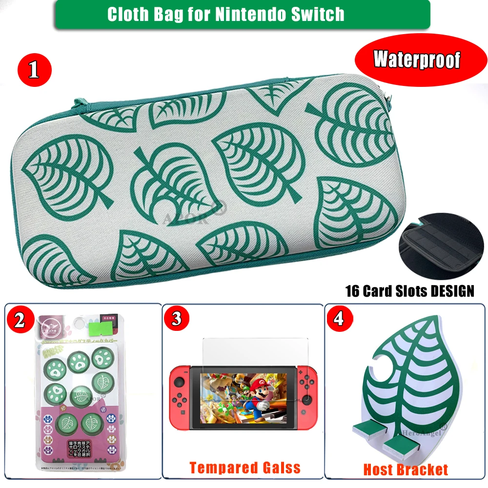 Защитный чехол для консоли Nintendo Switch аксессуары сумка хранения NS с 16 слотами