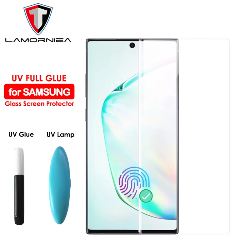 

100D UV Glass For Samsung Galaxy Note 10 Pro 5G Note 10 5G Tempered Glass UV Screen Protector For Samsung Galaxy S10 Plus 5G S10