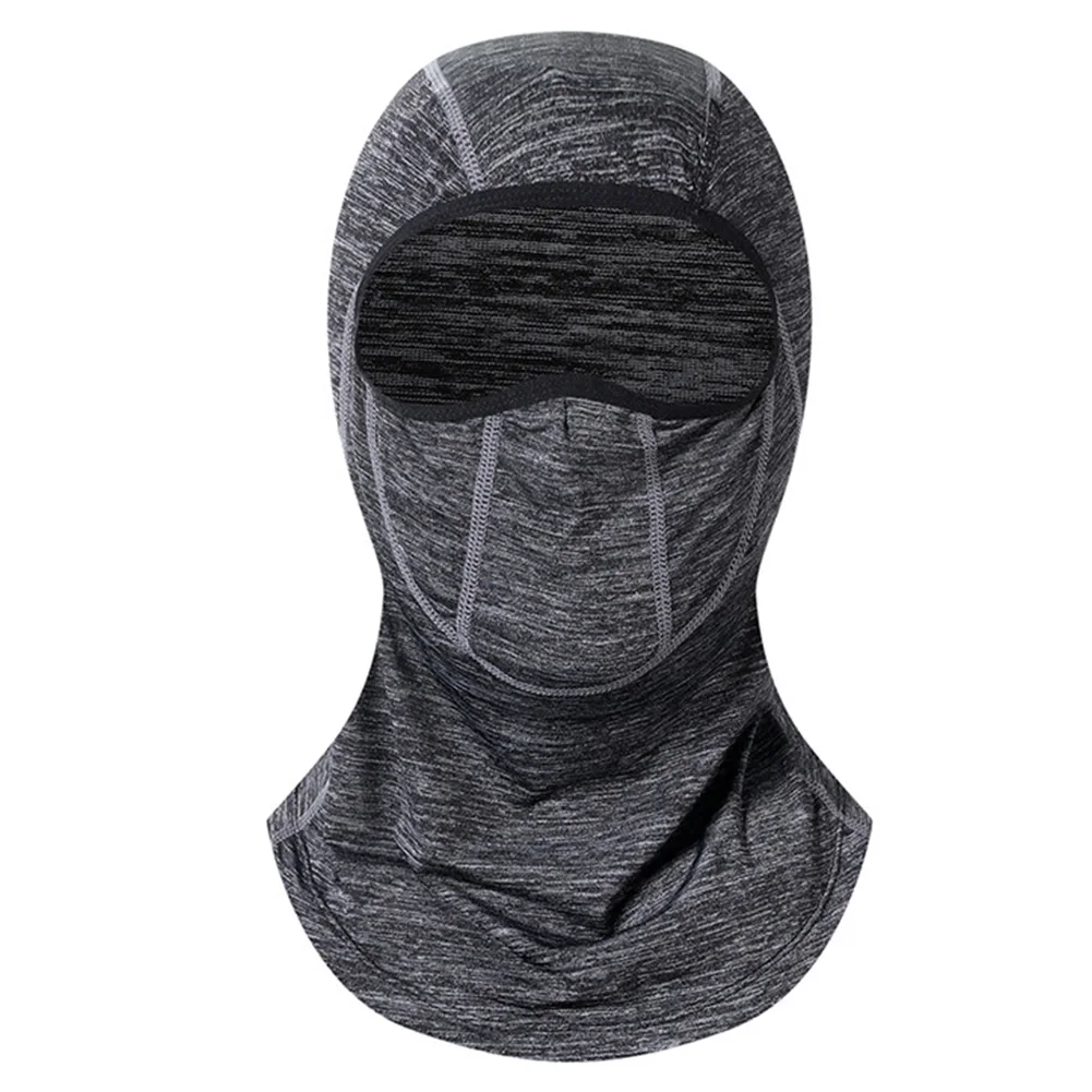 Для женщин мужчин Ice Silk Sunshade Прохладный велосипедный щит маска для лица рыболовные шарфы летняя горлышко теплые спортивные уличные бандана анти УФ - Цвет: Серый