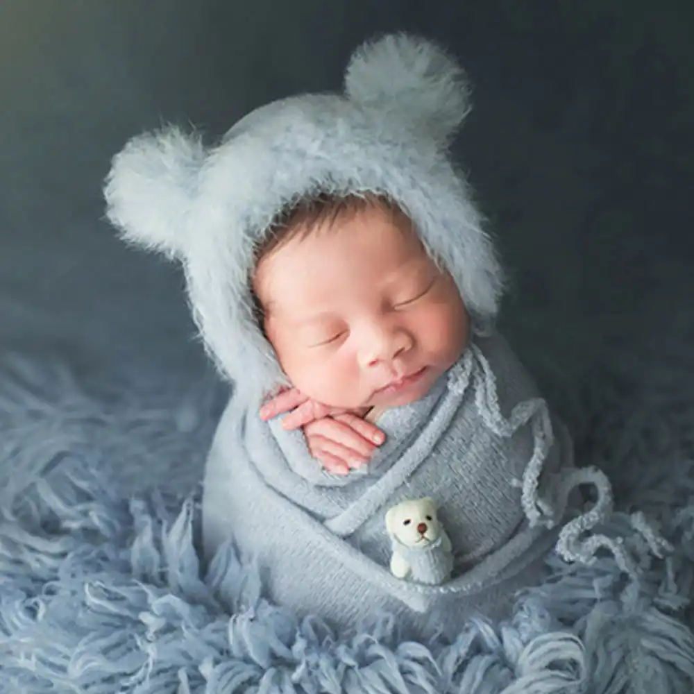 baby fluffy hat