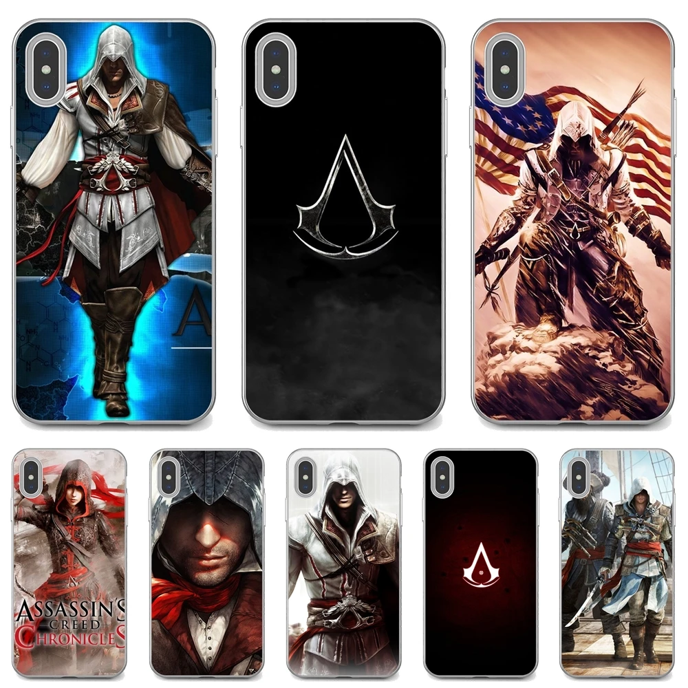 Мягкий чехол из ТПУ для Huawei Honor 6 6A 7 7X 7A 7C 8 8C 8X 9 9X 10 10i 20 Lite Play Pro Games-Assassins-creed |