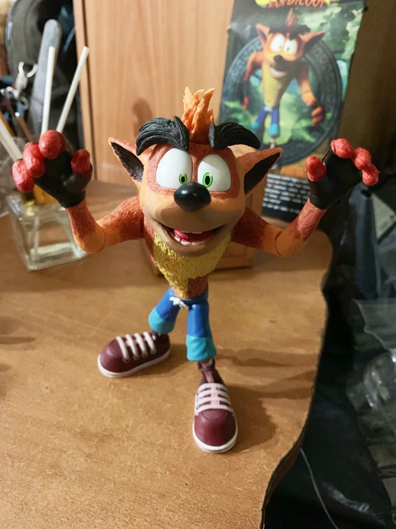 15 см NECA оригинальная игра Crash Bandicoot серия Trilogy фигурка модель игрушки кукла для подарка