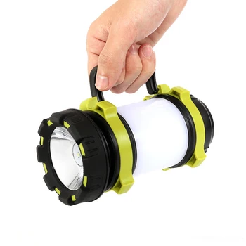 

USB Rechargeable Dimmable Waterproof Camping Lantern Super Bright Fishing Lantern Hunting Torch Flashlight Power Bank