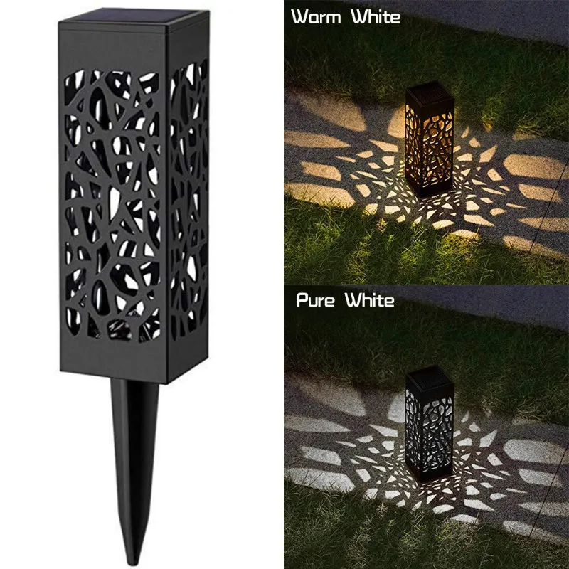 2 шт Прочный садовый светодиодный светильник, фонарь для танцев, светодиодный, водонепроницаемый, ландшафтный, газон