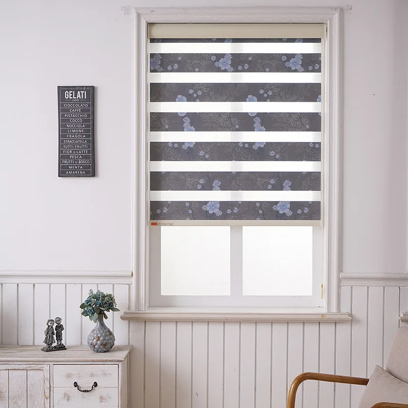 Free shipping Blackout zebra roller blinds curtains custom made finished | Дом и сад