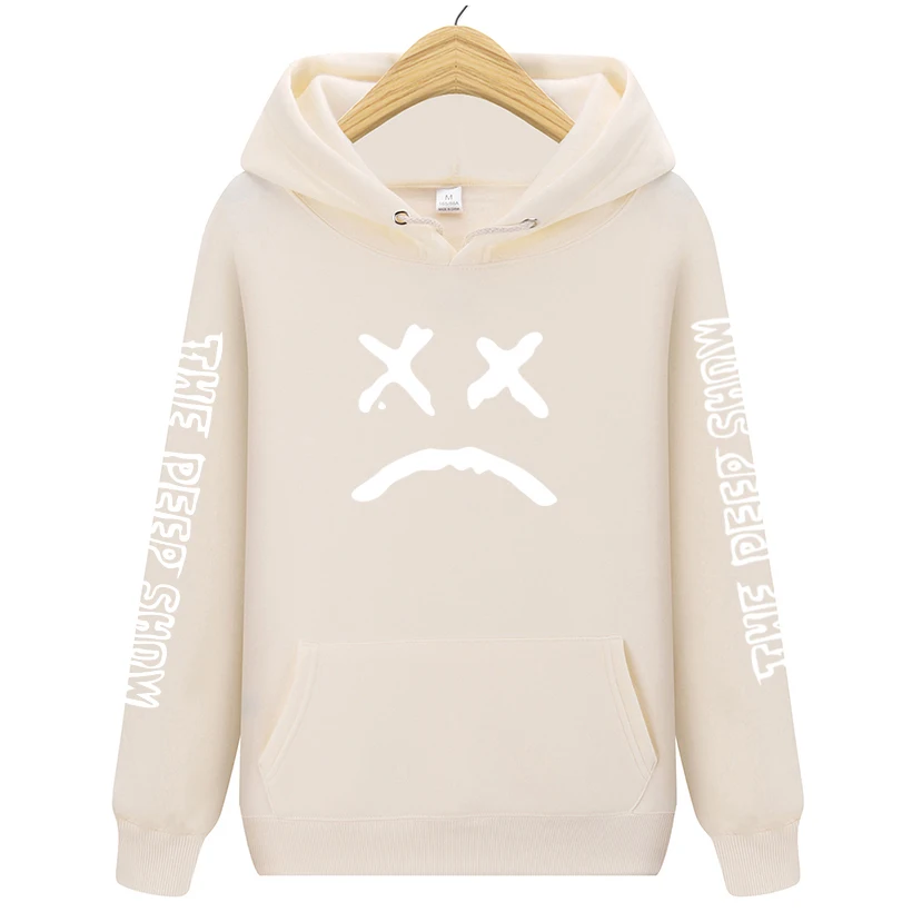 Хаки Бренд, мужская толстовка с длинным рукавом, с надписью lil. peep, толстовки с принтом, мужские толстовки, флисовая модная Толстовка в стиле хип-хоп, мужская Толстовка s - Цвет: Хаки