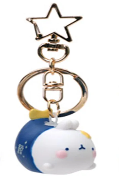 MOLANG Twelve Constellation Rabbit Keychain Blind Box Toys Korea Guess Bag Caja Ciega Blind Bag Toy for Girl Figures Cute Model Pisces