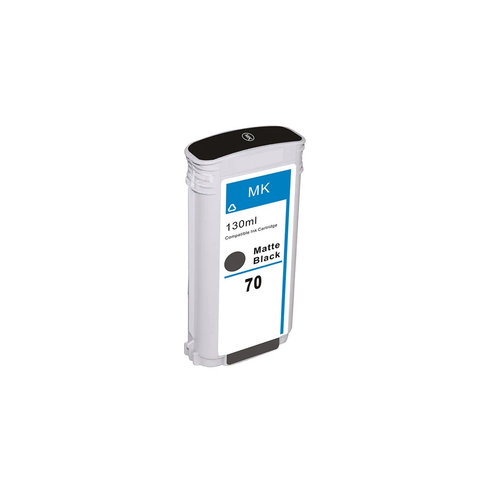 1x матовый черный 70 картридж совместимый для hp70 Designjet Z2100 Z3100 Z3200 Z5200 5400 наполнено чернилами чипы