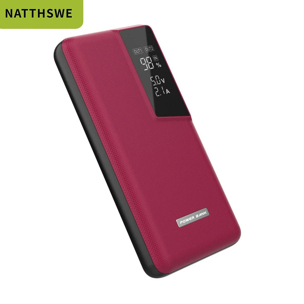 NATTHSWE 16000mAh зарядное устройство Внешний аккумулятор для iPhone11 X samsung huawei
