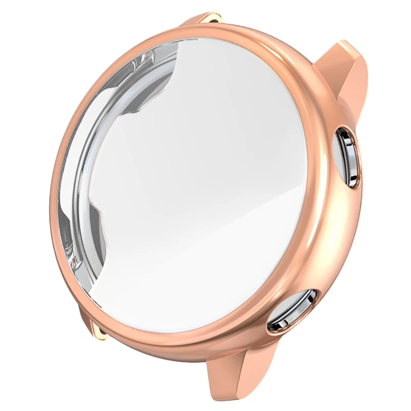 2Pcs Screen Protector Case for Samsung Galaxy Watch Active All-Around Ultra-Thin Soft Silicone Protection Cover for Galaxy Activ