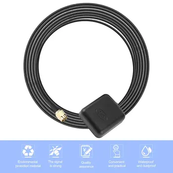 

1575.42MHz Car GPS Active Remote Antenna Aerial RP-SMA Male Connector Signal Adapter Car DVD GPS Navigation Antenna