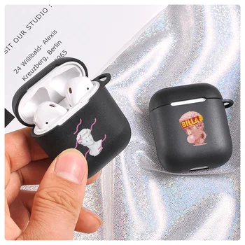 

Funny David Soft Silicone Case For AirPods 2 1 Bluetooth Wireless Earphone Cover For Apple Air pods Charging Box Accessories