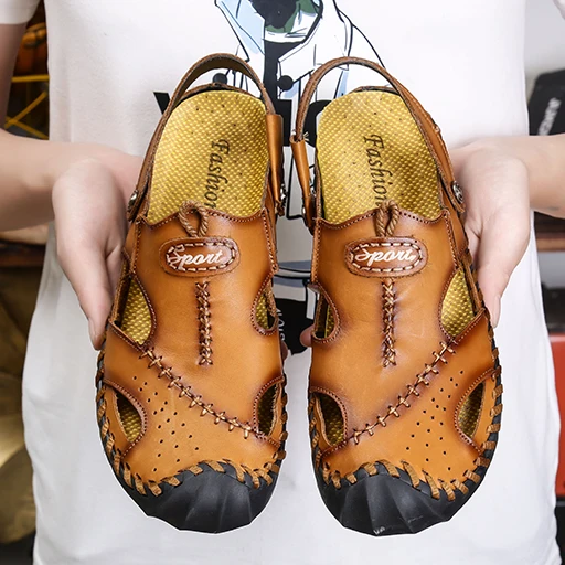 Hot Sale Men's Sandals Summer Roman Style Men's Sandals Original Outdoor Men's Sandals Outdoor Men Leather Sandals Men Footwear