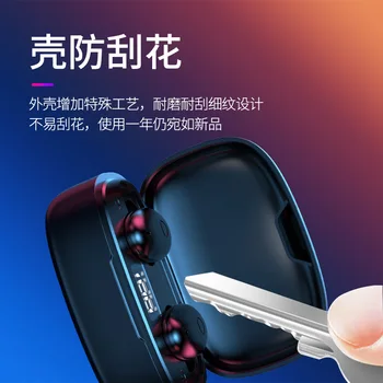 

For New Style Bluetooth Earphones Digital Tws Black Science And Technology Dual Handle Touch Mini Wireless Illicit Model E