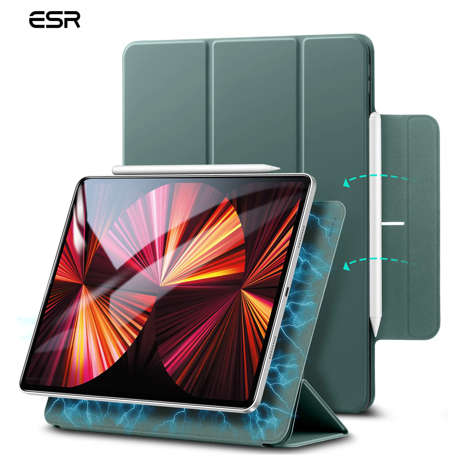 ESR for iPad Pro 11 Case 2021 Magnetic for iPad Air 5 Case 2022 for iPad Pro 12.9 Case 2021 Air 4 10.9 Mini 6 Smart Cover Funda 