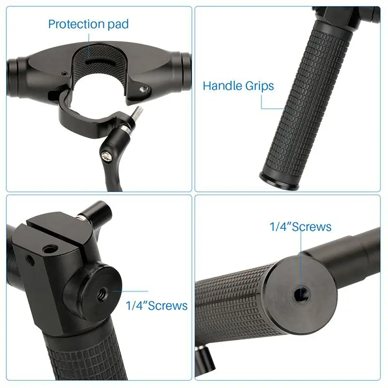 AgimbalGear двойной ручной карданный стабилизатор аксессуары для Dji Ronin S Расширенная ручка ручки рукоятки крепление балансира R29