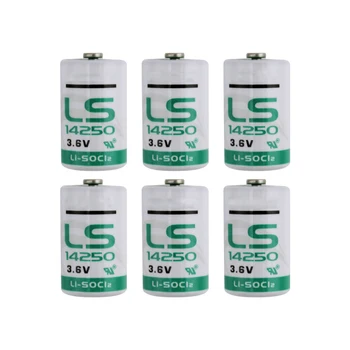 

6PCS New Original LS14250 PLC Industrial Automation Equipment CNC Machine Lithium Battery 1/2AA 3.6V Lithium Battery for SAFT