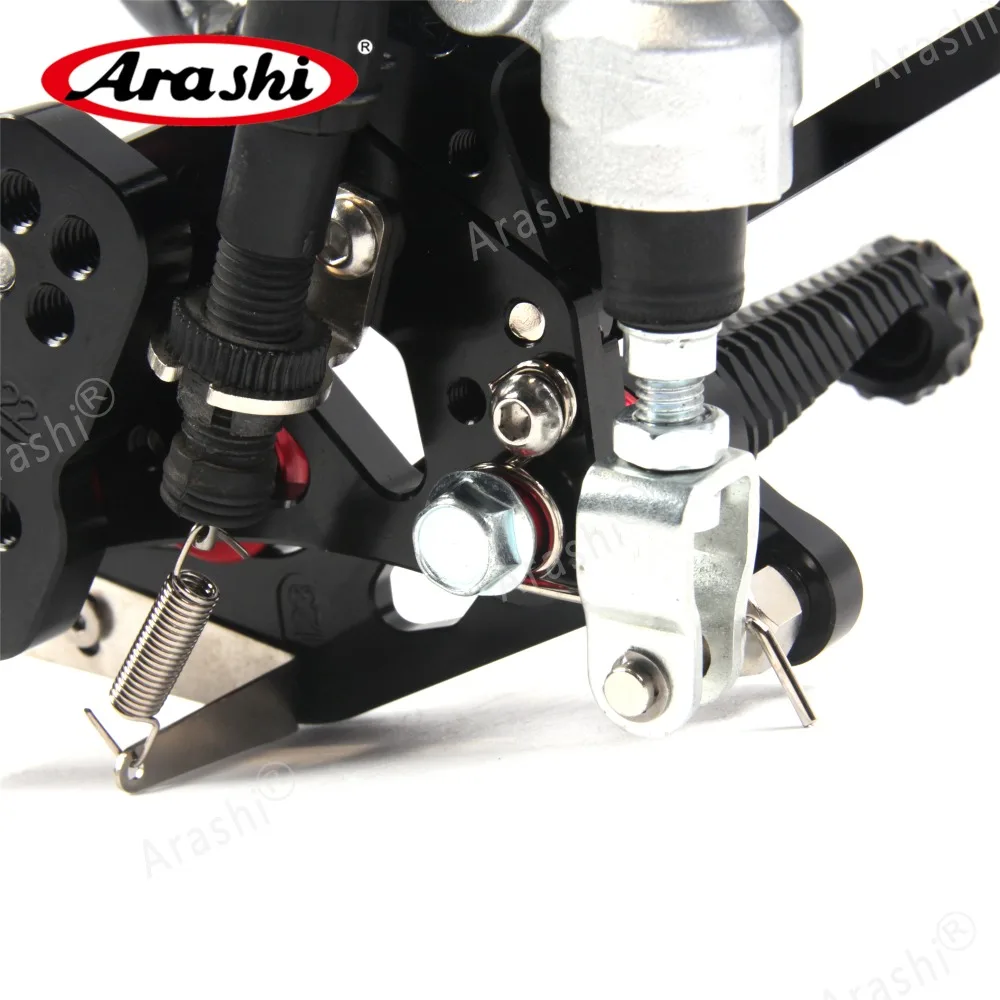 Arashi мотоциклист Регулируемые подножки для SUZUKI GSXR GSX-R 600 750 2006-2010 CNC Rearset подножки GSX R 600cc 750cc