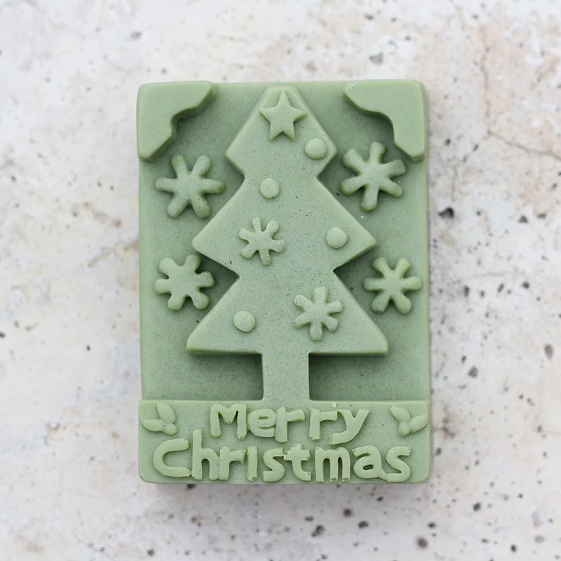 

Christmas Tree Soap Silicone Mold DIY Decorating Tools Mould