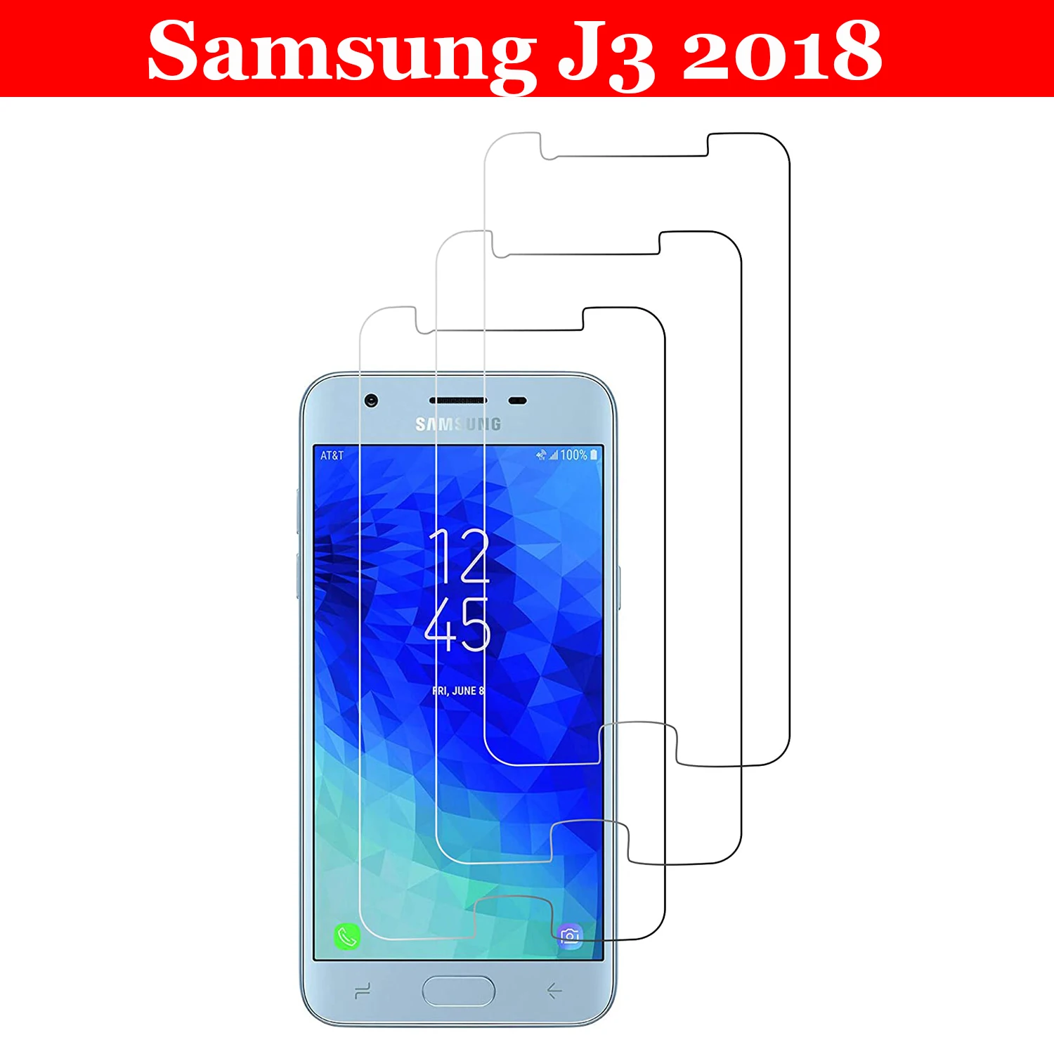 Samsung J3 2018 защита для экрана из закаленного стекла чувствительный к касанию