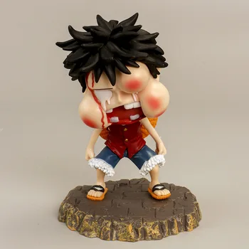 

Comic One Piece Straw Hat Pirates Monkey D Luffy Action Figures Anime 12cm Dolls Pvc Figurine Collection Model Toys To Kids