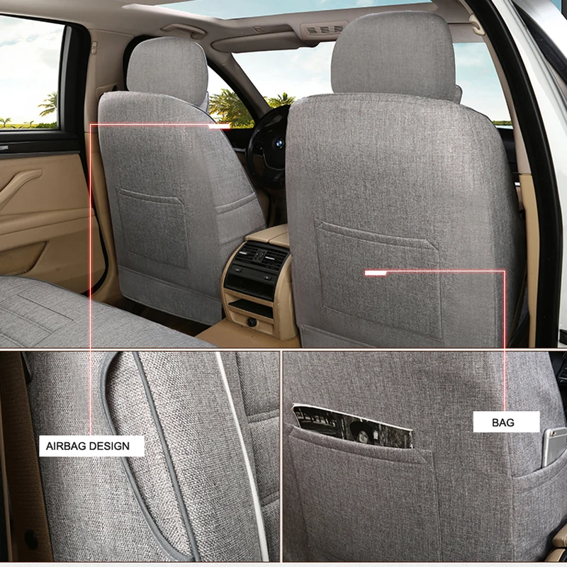 AutoDecorun Подгонянная подушка для автомобильного сиденья Toyota RAV4 2008 2017 Набор чехлов