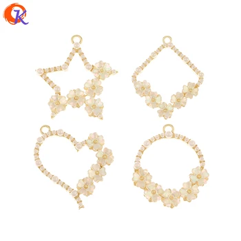 

Cordial Design 30Pcs Jewelry Accessories/Pendant/Earrings Connectors/Geometry Shape/Hand Made/Earring Findings/DIY Making/Charms