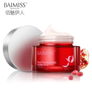 

BAIMISS Face Cream Red Pomegranate Essence Facial Serum Lotion Nourishing Moisturizer Anti Aging Fade Fine Line Skin Care 50ml