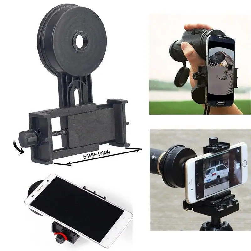 

DishyKooker Universal Cell Phone Adapter Mount Holder Binocular Monocular for Spotting Scope Telescope