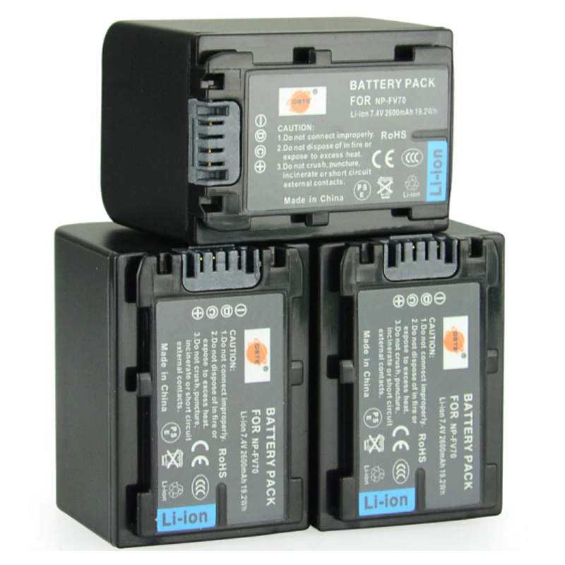 NP-FV70 Batterie pour caméscope Handycam Sony HDR-CX190 HDR-PJ230 HDR NP-FV70 Batterie pour caméscope Handycam Sony HDR-CX190 HDR-PJ230 HDR