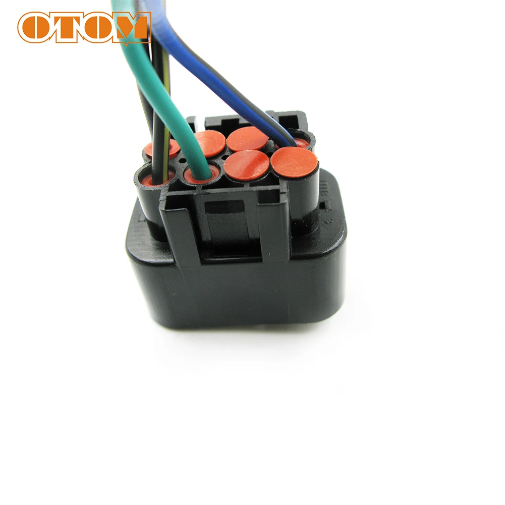 OTOM Motorcycle Accessories Engine 8 Pin Ignition Connector Igniter Plug Waterproof For ZONGSHEN NC250 NC450 Engine Parts
