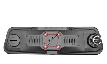 

Black Mirror Back Plate Accessory Parts Universal Interior Rear View New