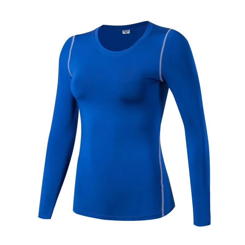 Women Gym Yoga Crop Tops Yoga Shirts Long Sleeve Workout Tops Fitness Running Sport T-Shirts Training Sportswear