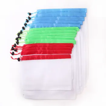 

15pcs/set Portable Home Storage Bags Kitchen Accessories Multifunction Fruit and Vegetables Splicing Beam Net Bags