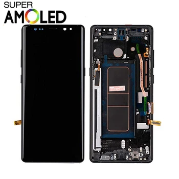 

Super AMOLED Display Compatible with Samsung Galaxy Note 8 N950A N950F LCD Touch Screen Digitizer Assembly with Frame