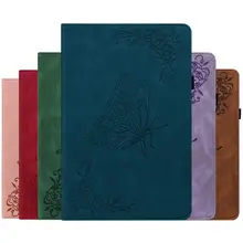 

Embossed Leather Flip Case For Huawei MediaPad M5 Lite 10.1 2018 MatePad M5 Lite 10.1 BAH2-W19 L09 W09 Flip Stand Tablet Cover