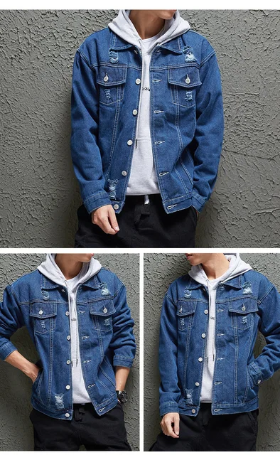 Wholesale Spring Autumn Fashion Teenagers Embroidery Gown Mens Casual Jacket  Boys Spring Autumn Korean Denim Jacket Men 201218 From Kong01, $25.54