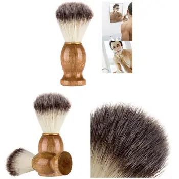 

Fur Beard Brush Men's Shaving Brush High Quality Pigskin Mane Beard Brush New Style Portable Shaving Brush Beauty Tools