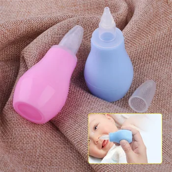 

Nasal Aspirator Silicone Newborn Baby Children Nose Toddler Cleaner Infant Snot Vacuum Soft Tip Baby Care Products above 3 month
