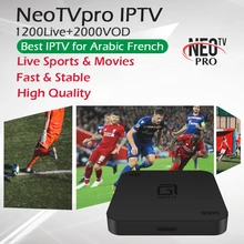 GOTiT S905 Android 7,1 tv Box французский арабский Европа IP tv подписка Neo tv Pro 1300Live+ VOD медиаплеер из Франции