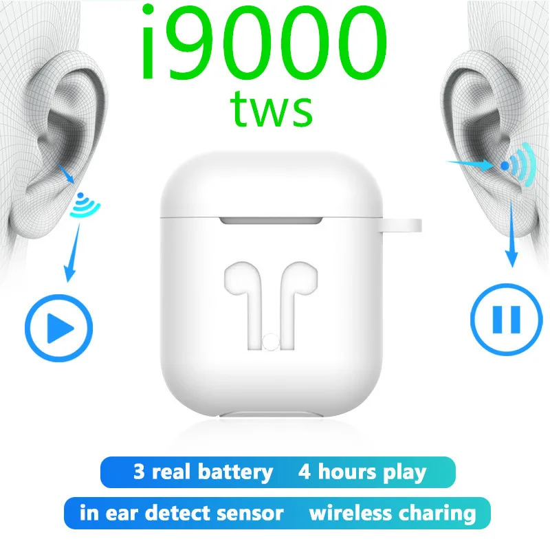 

i9000 Tws Smart Sensor Wireless Bluetooth Earphones 8D Stereo Bass 1536P PK W1 H1 chip i60 i200 i500 i800 i1000 i2000 i5000 TWS