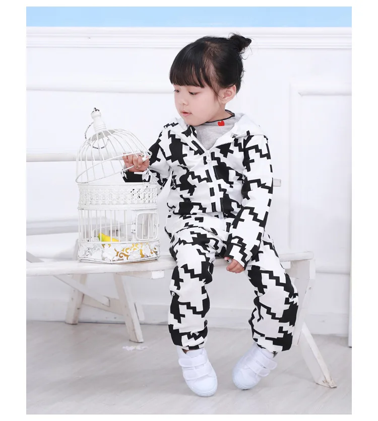Комплекты одежды для малышей; roupa infantil; толстовки на молнии с мозаикой+ штаны-шаровары; спортивные костюмы для девочек и мальчиков; Спортивный костюм; костюм для малышей