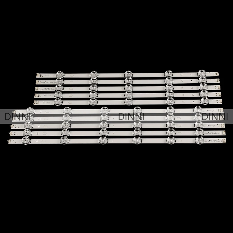 

10pcs LED strip For LG Innotek DRT 3.0 55"_ A/B type Rev01 55LB561V 55LB652T LC550DUE LG55LF5950 55LY320C 55LB5700 55LF6500