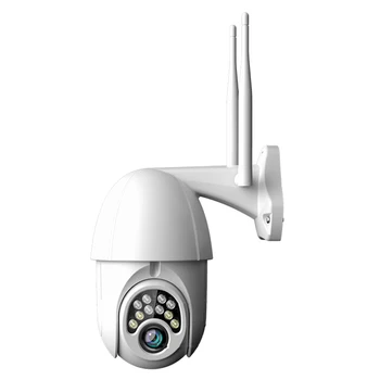 

MOOL 1080P PTZ Security WIFI Camera Outdoor Speed Dome Wireless IP Camera CCTV Pan Tilt 4X Zoom IR Network Surveillance EU Plug