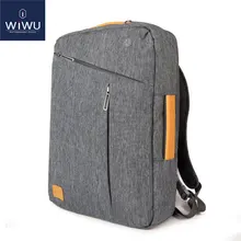 WIWU рюкзак для ноутбука 17,3 15,6 15,4 14 водонепроницаемый рюкзак кожаная сумка для Macbook Pro 15 16 мужской рюкзак сумка для ноутбука
