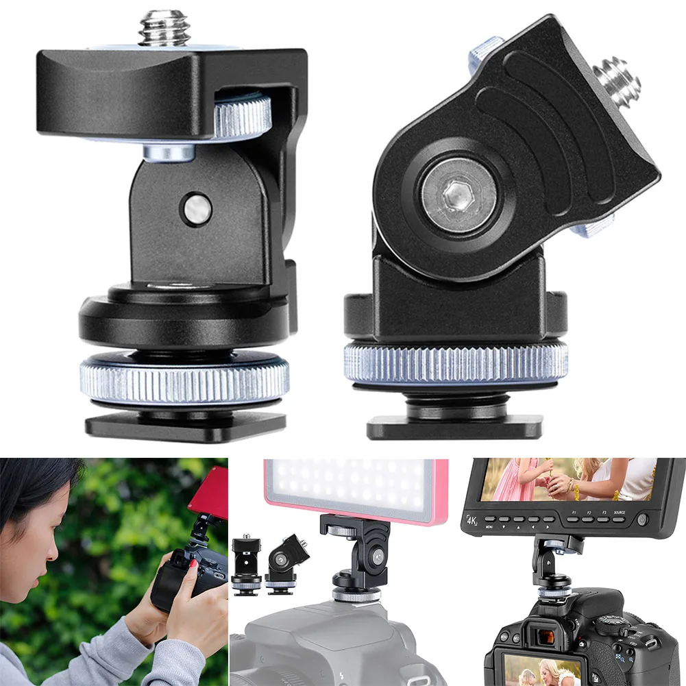 Panoramic Hot Shoe Adapter 360 Degree Rotation Strong Damping Mount for Camera JHP-Best | Электроника