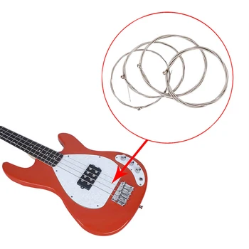 

Practical String Set for Doolland 4-string Electric Bass Guitar Carbon Steel Core Round Nickel Core 1.14-2.67 Musical Instrument